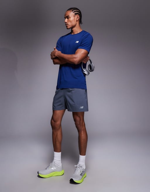 New Balance – Sport Essentials – Grafitowe szorty o długości 5 cali, 2 z 5