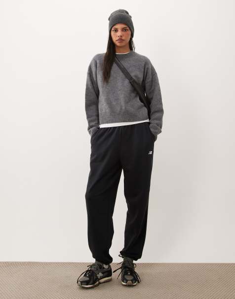New Balance - Sport Essentials - Joggers in spugna neri - view 1