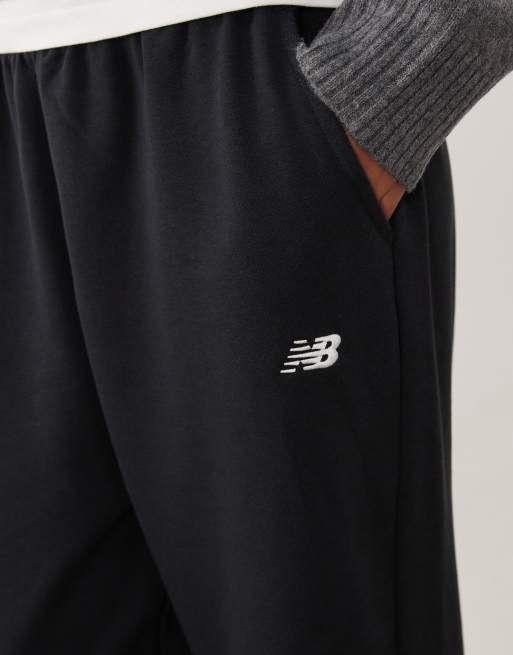 New Balance - Sport Essentials - Joggers in spugna neri, 4 di 5