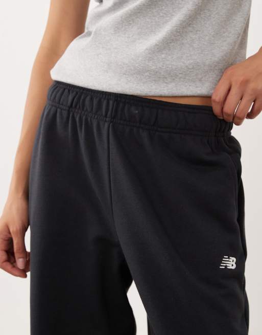 New Balance - Sport Essentials - Joggers in spugna neri, 5 di 5