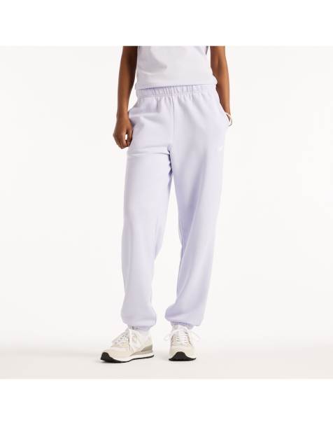 New Balance - Sport Essentials - Joggingbroek van badstof in violet - view 1