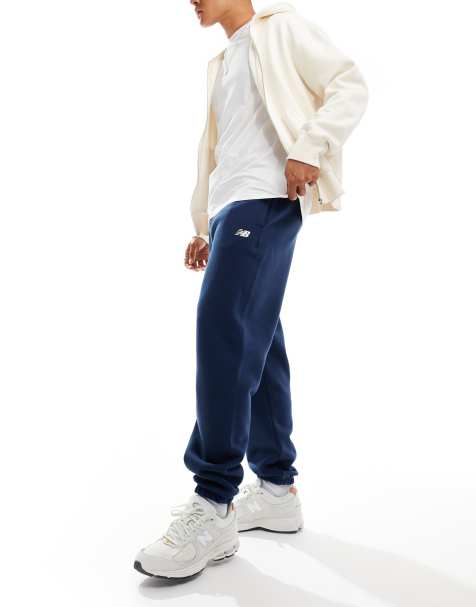 New Balance - Sport Essentials - Joggingbroek van fleece in blauw - view 1