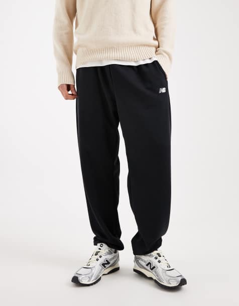 New Balance – Sport Essentials – Jogginghose aus schwarzem Frottee - view 1