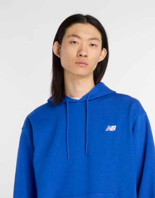 New Balance – Sport Essentials – Kapuzenpullover aus French Terry in Edelsteinblau, 2 von 4