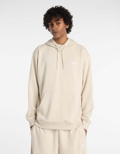 New Balance – Sport Essentials – Kapuzenpullover aus French Terry in Timberwolf