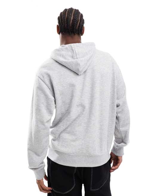 New Balance – Sport Essentials – Kapuzenpullover aus Frottee in Grau, 2 von 4