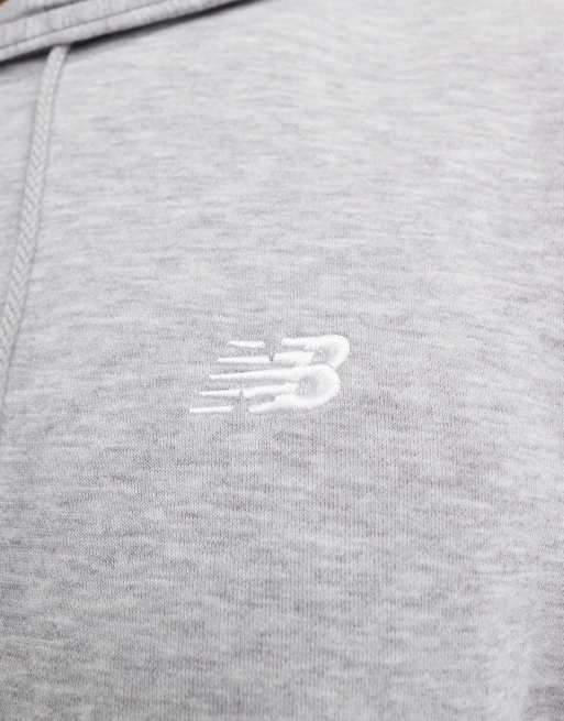New Balance – Sport Essentials – Kapuzenpullover aus Frottee in Grau, 3 von 4