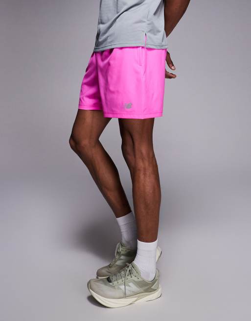 New Balance – Sport Essentials – Klarrosa shorts, 5 tum, 3 av 5