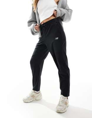 New Balance - Sport Essentials - Pantalon de sport tissé - Noir-Gris