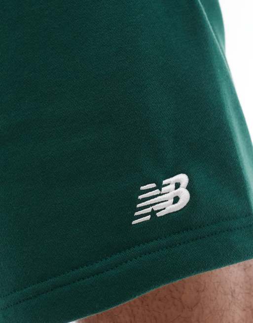 New Balance - Sport Essentials - Short 7 pouces en tissu éponge - Vert, 2 de 5