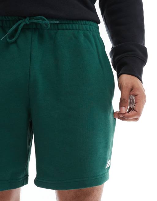 New Balance - Sport Essentials - Short 7 pouces en tissu éponge - Vert, 5 de 5