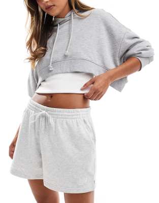 Sport Essentials - Short en tissu éponge - Gris L