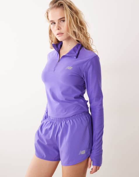 New Balance - Sport Essentials - Short van 3 inch in paars - view 1