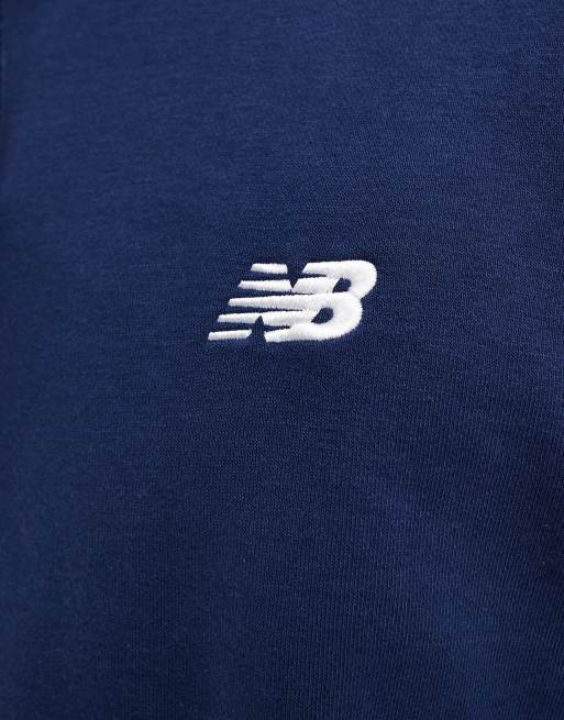 New Balance - Sport Essentials - Sweat à capuche en tissu éponge - Bleu, 3 de 4