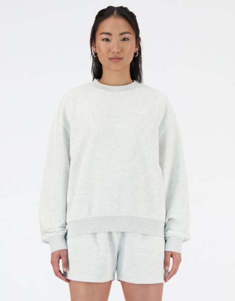 New Balance - Sport Essentials - Sweat ras de cou en tissu éponge - Gris - view 1