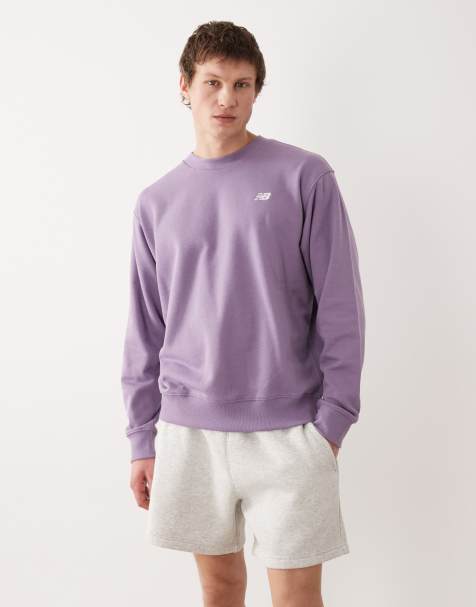New Balance - Sport Essentials - Sweat ras de cou en tissu éponge - Violet - view 1