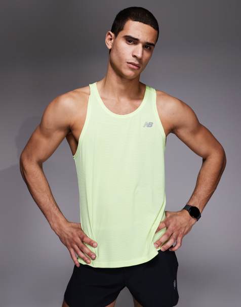 New Balance – Sport Essentials – Tanktop in Neongelb - view 1