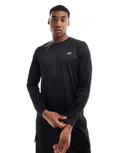 New Balance - Sport Essentials - Top a maniche lunghe nero - view 1