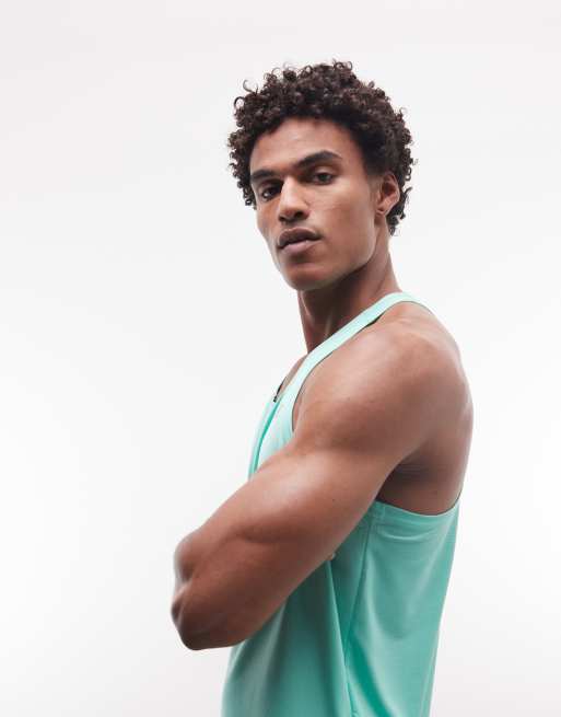 New Balance - Sport Essentials - Top senza maniche verde, 2 di 5