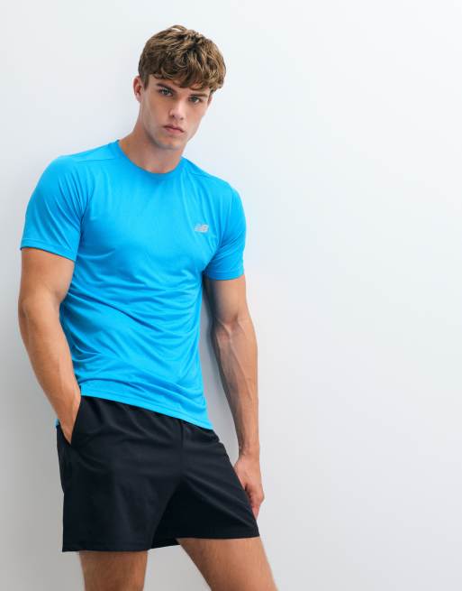 New Balance sport essentiel T-shirt i teal blue, 5 af 5