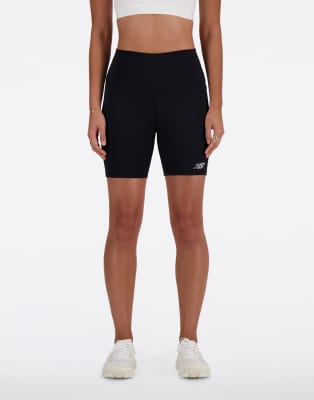 sport harmony high rise legging shorts in black