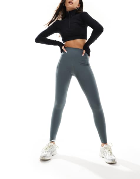 New Balance sport harmony high rise leggings with pocket in gray - view 1
