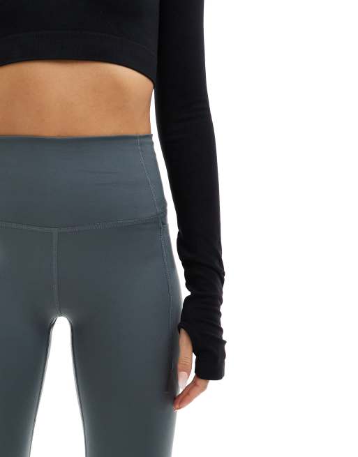 New Balance sport harmony high rise leggings with pocket in gray, 5 of 5