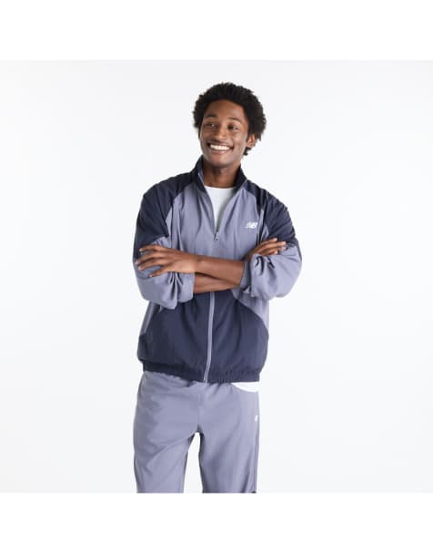 New Balance – Sport Legacy – Jacke in Neptungrau - view 1