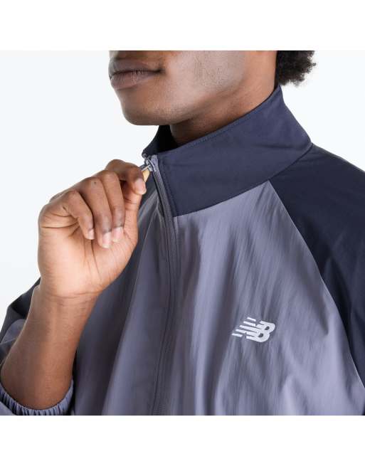 New Balance Sport legacy jacket in neptune grey, 3 of 4