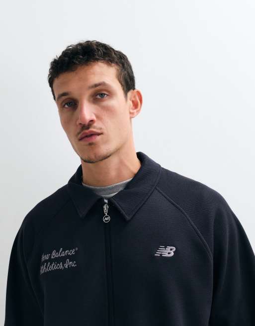 New Balance Sport legacy pique jacket in dark night, 2 of 5