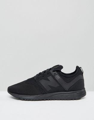 new balance sport pack 247 trainers in black