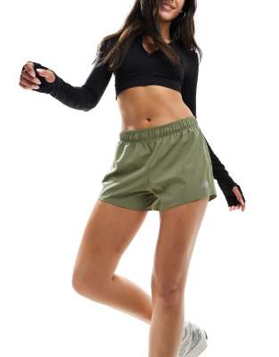 sport RC 3 inch 2 in 1 shorts in khaki-Green