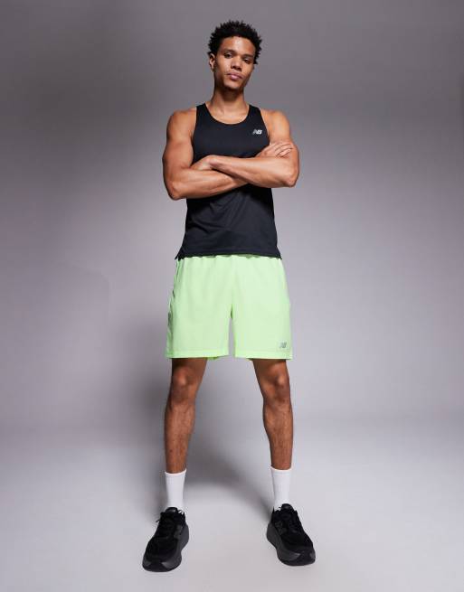 New Balance - Sport - Shorts van 7 inch in geel, 2 van 5