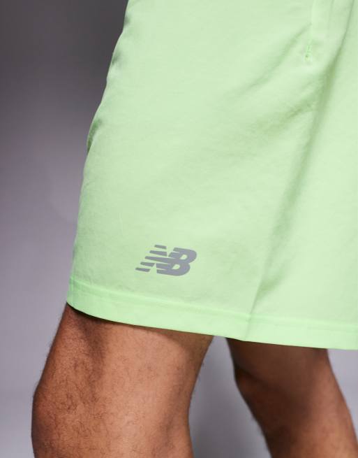 New Balance - Sport - Shorts van 7 inch in geel, 3 van 5
