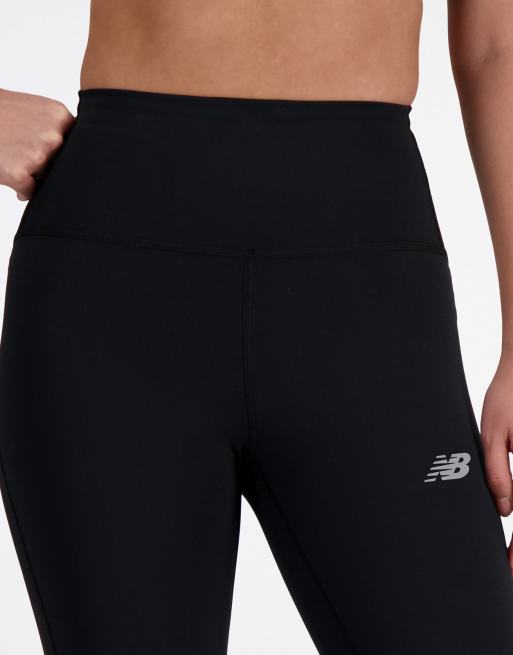 New Balance sport sleek high rise leggings in black, 3 of 5