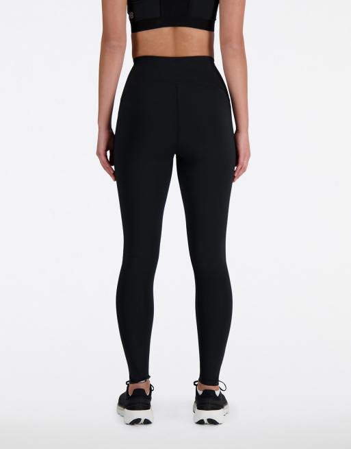 New Balance sport sleek high rise leggings in black, 5 of 5