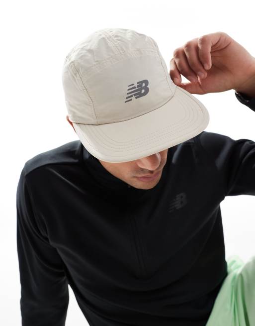 New Balance – Sportliche 5-Panel-Kappe in Wollweiß, 3 von 3