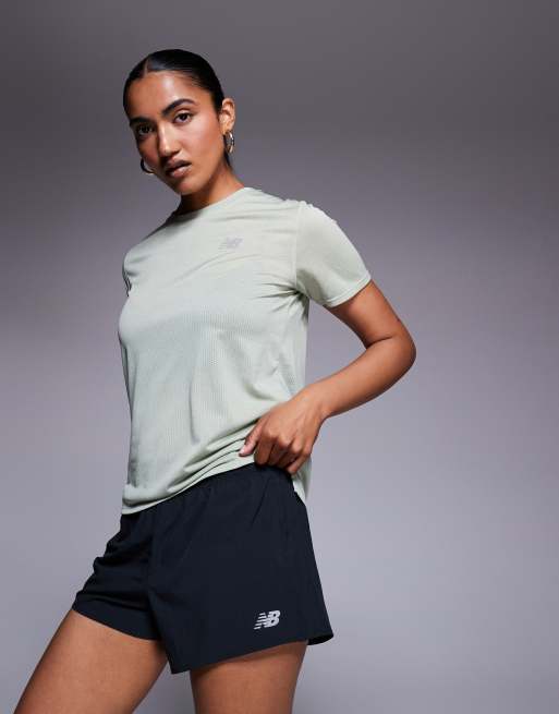 New Balance sports essential 3 inch shorts in black