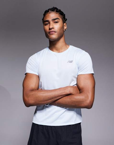 New Balance – Sports Essentials – Ljusblå t-shirt - view 1