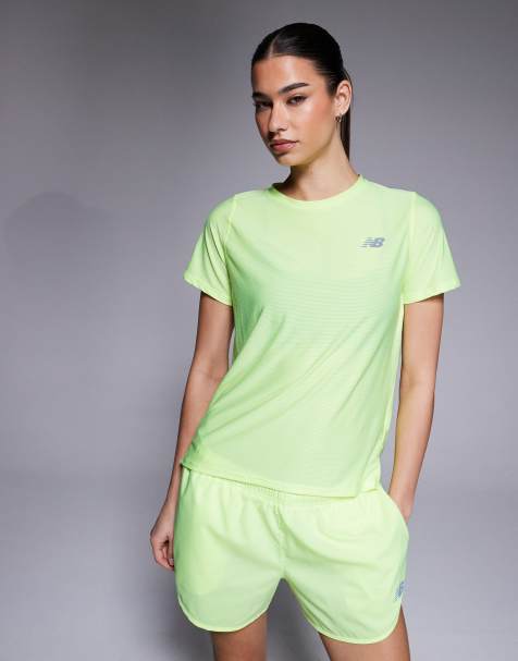 New Balance – Sports Essentials – Neongul t-shirt - view 1
