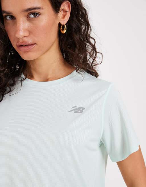 New Balance Sports Essentials T-shirt in jadegroen, 3 van 4