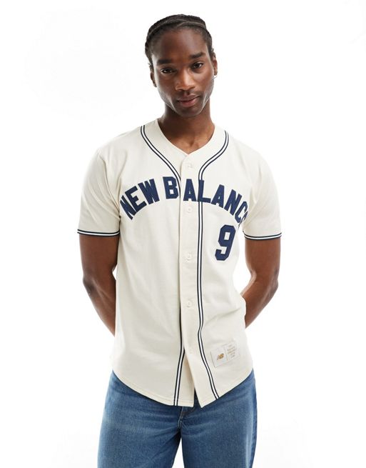 New Balance Sportswear's Greatest Hits basketball jersey top in beige