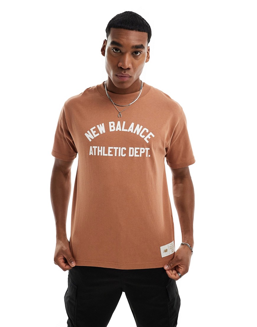New Balance Sportswear's greatest hits t-shirt in brown