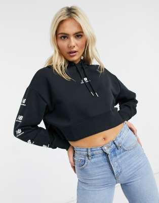 new balance cropped hoodie