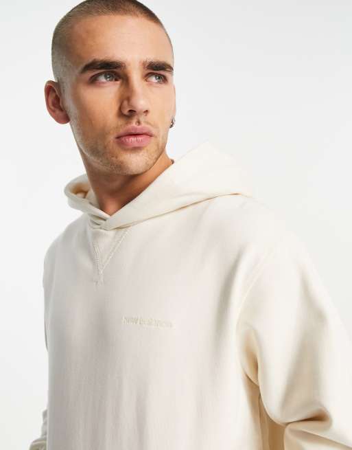 New balance best sale white hoodie