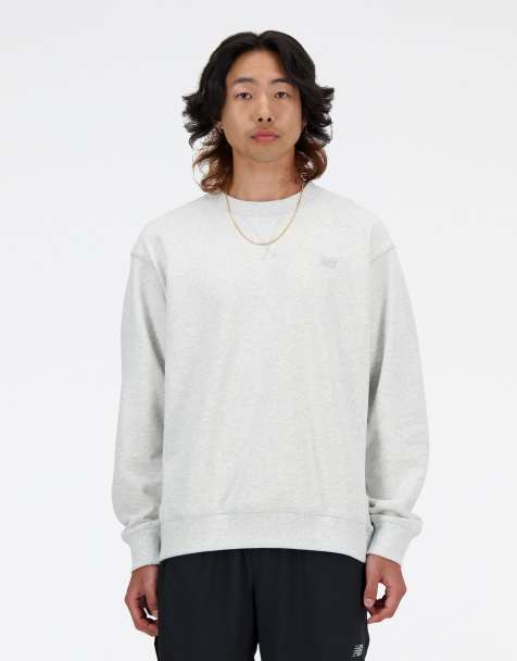 New Balance - sudadera de cuello redondo Athletics de felpa francesa en ahh multi - view 1