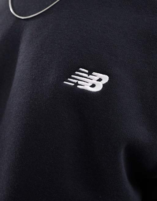 New Balance - Sweat brossé à petit logo - Noir, 3 de 4