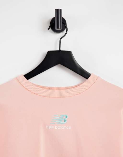 New Balance - Sweat court à logo - Rose - Exclusivité ASOS, 3 de 4