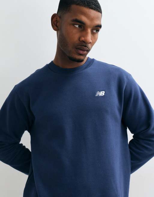 New Balance sweat-shirt en molleton essentiel bleu marine, 4 de 5