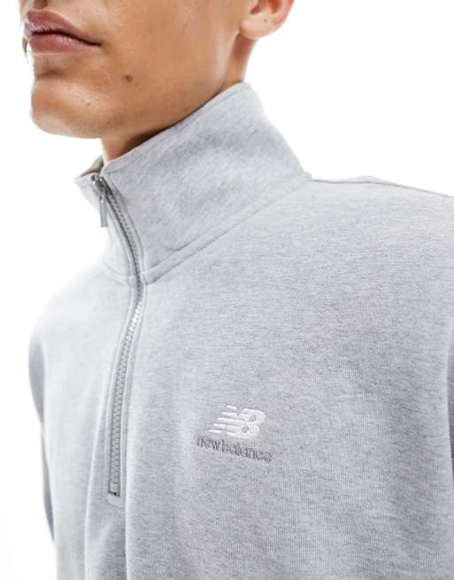 New Balance – Szara bluza z suwakiem pod szyją, 2 z 4